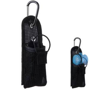 lot 62644 image: 1.4Oz Air Horn Holder with Hook & Loop (Airhorn Not Included), Bear Horn Holster with Adjustable Elastic Cord, Portable Airhorn Pouch for Hiking, Dogs Safety, Boating, Camping, Sporting Events(1 Pack) - Retail $7