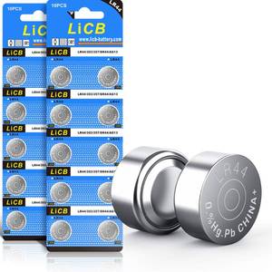 lot 62651 image: 20 Pack LR44 AG13 357 303 SR44 Battery 1.5V Button Coin Cell Batteries - Retail $6