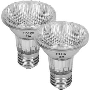 lot 62654 image: Par20 Bulbs, 1 Pcs 120V75W Par20 Flood Light Bulbs, E26 Medium Base Long Lasting Life High Output Reflector Flood Lights for Recessed Lighting & Hood Range Light Bulbs-Warm Light (75W) - Retail $12