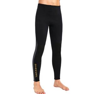 lot 62737 image: Wetsuit Pant Neoprene Pants for Women Men 3MM Snorkeling Scuba Long Pant Leggings, 2MM 1.5MM Diving Swim Tights Pants Wetsuits Shorts Sun Protection for Surfing Cold (3MM Black Men, X-Large) - Retail $38