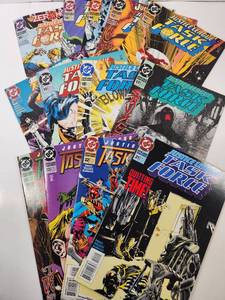 lot 105 image: DC Comics Justice League Task Force Comic Book Lot