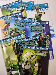 lot 125 image: DC Universe Rebirth Hal Jordan and the Green Lantern Corps Comic Book Collection