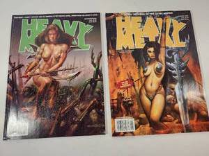 lot 140 image: Heavy Metal Magazine Collection Early 2000s Issues
