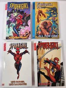 lot 142 image: Marvel Spider-Man and Fantastic Four Paperback Book Collection
