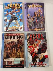 lot 143 image: Marvel Comics Trade Paperback Collection - Ara�a, Spellbinders, and Runaways