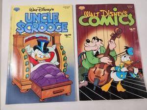 lot 257 image: Walt Disney Paperback Collection - Uncle Scrooge and Disney Comics Issues