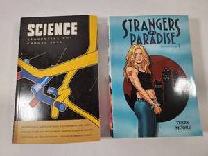 lot 297 image: Strangers in Paradise and Science Sequential Art Books