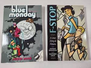 lot 312 image: Blue Monday Graphic Novel and F-Stop Books