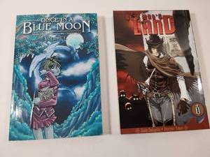 lot 358 image: Graphic Novel Collection - Once in a Blue Moon Volume 1 and No Mans Land Volume 1