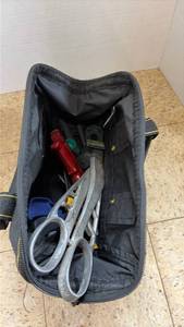 lot 5008 image: Mixed Hand Tools and Hardware Kit with Carrying Bag