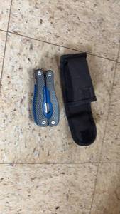 lot 5079 image: Carbon Fiber Handle Multi-Tool with Nylon Sheath