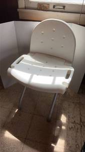 lot 5092 image: Invacare Shower Chair with Handles