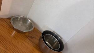 lot 5126 image: Stainless Steel Mixing Bowl and Container Set