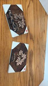 lot 5129 image: Montreal Canada Wooden Key Holder with Maple Leaf Design