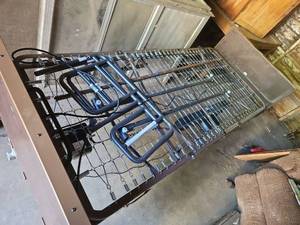 lot 7031 image: Medline Adjustable Spring Hospital Bed Frame with Medical Mattress Save Big $$$ - Excellent Condition