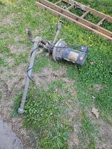 lot 7040 image: Shallow Well Water Pump System with Motor