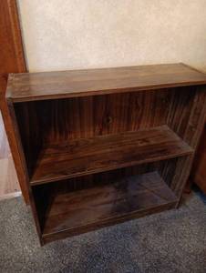 lot 6 image: Wooden Two Shelf Bookcase