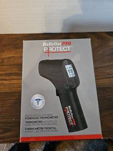 lot 114 image: BaBylissPRO PROTECT Infrared Forehead Thermometer  1 ct.