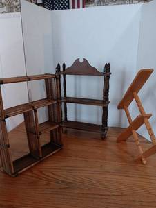 lot 116 image: Wooden Shelving Unit Collection
