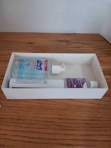 lot 129 image: Purell Hand Sanitizer Collection with White Storage Box