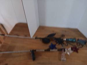 lot 148 image: Handcrafted Glass and Metal Decorative Items Lot