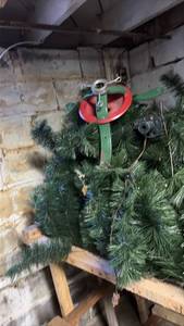 lot 2012 image: Artificial Christmas Tree with Stand - Unknown Height.