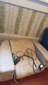 lot 3004 image: Electric Massage Chair Pad with Remote Control and Power Adapter