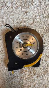 lot 3016 image: Rugged Measuring Wheel Distance Tool with Digital Clock - Display Only. (Working)