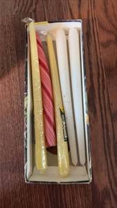 lot 3033 image: Taper Candle Set