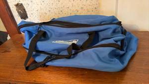 lot 3079 image: Coleman Blue Camping Travel Duffel Bag