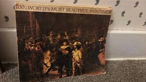 lot 3112 image: 100 of the Worlds Most Beautiful Paintings Art Book