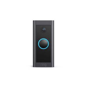 lot 53469 image: Ring Video Doorbell Wired Night Vision, Wi-Fi Motion Detection, Works with Alexa  ring chime plug-in chime for ring devices  ring smart light bulb