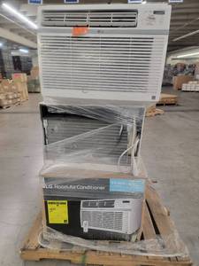 lot 56968 image: LG 15,000 BTU Window Air Conditioner Units - 3 count