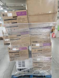 lot 56970 image: LG 12,000 BTU Window Air Conditioner Units - 8 count