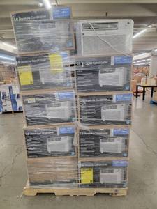 lot 56972 image: LG 8,000 BTU Window Air Conditioner Units - 20 count