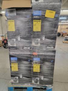 lot 56979 image: LG 8,000 BTU Portable Conditioner Units - 12 count