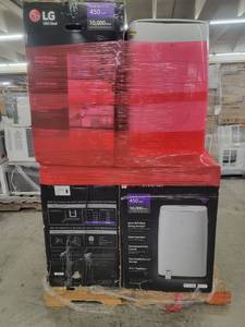 lot 56982 image: LG 10,000 BTU Portable Air Conditioner Units - 6