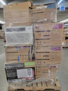 lot 56985 image: LG Mixed BTU Window Air Conditioner Units - 8 count