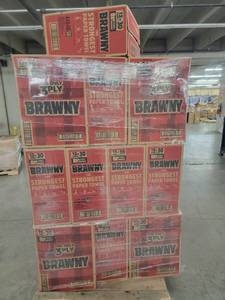 lot 60714 image: 300 Brawny Family Paper Towels  Rolls