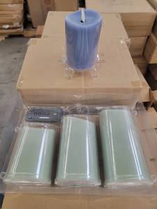 lot 60716 image: 68 boxes of Luminara Flamesless candles