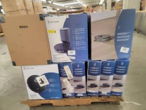 lot 60720 image: Ecovacs Vacuum and Mopping Robots 18 ct & Vacuum and Mopping Robots w Auto Empty Stations N8 6ct - 24 total