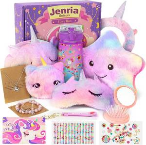 lot 1080 image: Jenria Unicorn Gift for Girls, Kindergarten Graduation Gifts, Birthday Gifts for Girls Age 3 4 5 6 7 8 9 10 Years Old Girl, Gift Ideas, Girls Toys Age 6-8, Unicorn Toys for Daughter, Niece