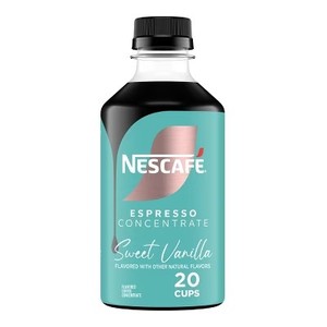 lot 1085 image: Nescafe Sweet Vanilla Espresso Concentrate - 10 fl oz - Two Bottles