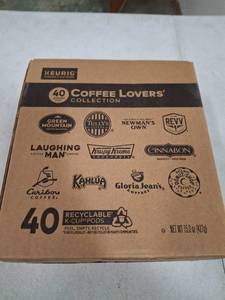 lot 1099 image: Keurig Coffee Lovers Collection Variety Pack, Keurig Single Serve K-Cup Pods, 40ct