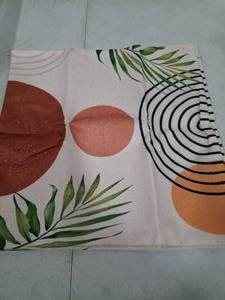 lot 1109 image: Colorful Floral Pillow Covers 18x18 Inch Set of 2, Boho Abstract Outdoor Decorative Black White Flower Throw Pillows Botanical Geometric Groovy Couch Cushion Case for Chair Sofa Room Decor - Stock Photo Approximate