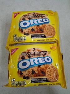 lot 1116 image: OREO Cookie Dough Creme Sandwich Cookies, Limited Edition, 10.68 oz - Two Packs