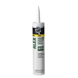 lot 1134 image: DAP Alex Painters 10.1-oz Interior Paint and Trim White Paintable Latex Caulk