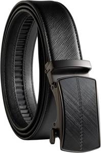 lot 1160 image: Big and Tall Ratchet Belt for Men, Plus Size Up to 60 Adjustable Fit, Leather Dress Belt, No Belly Pinch, Gift Box