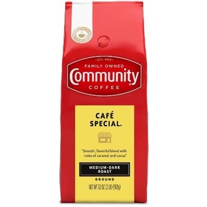 lot 1172 image: 2 Packages Community Coffee Caf  Special Medium Roast Ground Coffee - 32oz