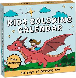 lot 1191 image: Kids Coloring Calendar